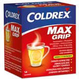 Coldrex MaxGrip 1000 mg + 10 mg + 40 mg, smak cytrynowy, 14 saszetek USZKODZONE OPAKOWANIE - miniaturka zdjęcia produktu