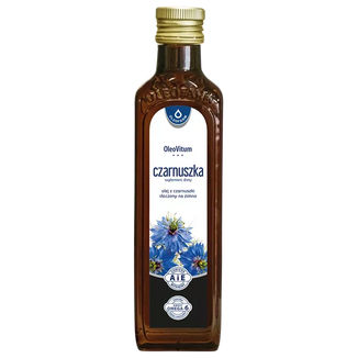 OleoVitum Czarnuszka, olej tłoczony na zimno, 250 ml - zdjęcie produktu