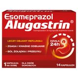 Esomeprazol Alugastrin 20 mg, 14 kapsułek dojelitowych USZKODZONE OPAKOWANIE - miniaturka zdjęcia produktu