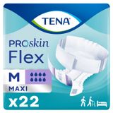 Tena Flex ProSkin, pieluchomajtki, rozmiar M, 71-102 cm, Maxi, 22 sztuki - miniaturka zdjęcia produktu
