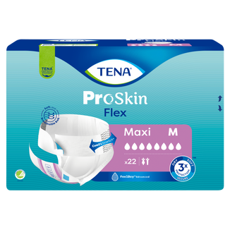 Tena Flex ProSkin, pieluchomajtki, rozmiar M, 71-102 cm, Maxi, 22 sztuki - zdjęcie produktu