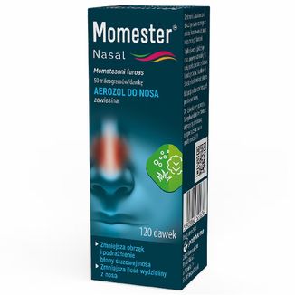 Momester Nasal 50 µg/ dawkę, aerozol do nosa, zawiesina, 120 dawek KRÓTKA DATA - zdjęcie produktu