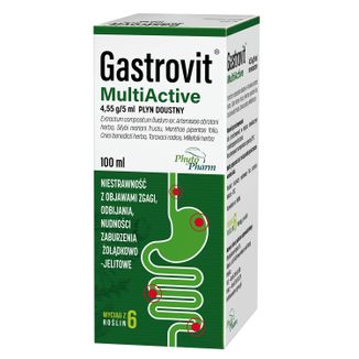 Gastrovit MultiActive 4,55 g/ 5 ml, płyn doustny, 100 ml - zdjęcie produktu