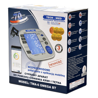 Tech-Med TMA-6 Omega, automatyczny ciśnieniomierz naramienny z zasilaczem - zdjęcie produktu