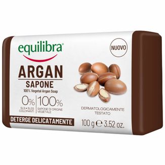 Equilibra, mydło arganowe 100%, 100 g - zdjęcie produktu