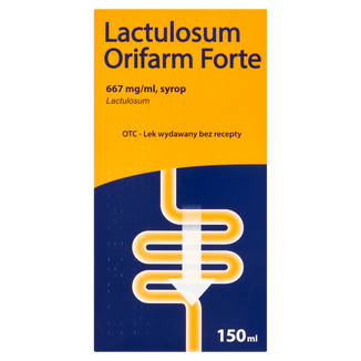 Lactulosum Orifarm Forte 667 mg/ml, syrop, 150 ml - zdjęcie produktu