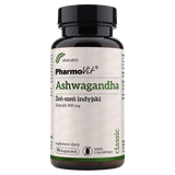 PharmoVit Ashwagandha, żeń-szeń indyjski 4:1, 90 kapsułek - miniaturka zdjęcia produktu