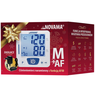 Novama White M+, automatyczny ciśnieniomierz naramienny USZKODZONE OPAKOWANIE - zdjęcie produktu