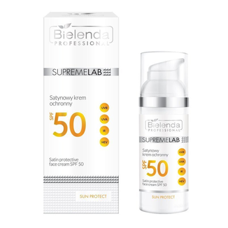Bielenda Professional Supremelab Sun Protect, satynowy krem ochronny, SPF 50, 50 ml USZKODZONE OPAKOWANIE - zdjęcie produktu