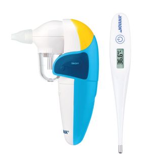 Zestaw Novama Kids Pingo, elektryczny aspirator do nosa z melodyjkami + Flexo, termometr elektroniczny z elastyczną końcówką - zdjęcie produktu