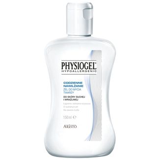 Physiogel Codzienne Nawilżanie, żel do mycia twarzy, skóra sucha i wrażliwa, 150 ml USZKODZONE OPAKOWANIE - zdjęcie produktu