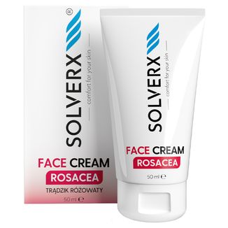Solverx Rosacea, krem do twarzy, 50 ml Solverx Rosacea, krem do twarzy, 50 ml - zdjęcie produktu