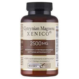 Cytrynian Magnezu Xenico, 165 g Cytrynian Magnezu Xenico, 165 g - zdjęcie produktu