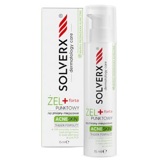 Solverx Acne Skin Forte, żel punktowy, 15 ml - zdjęcie produktu