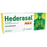 Hederasal Max, 20 tabletek KRÓTKA DATA - miniaturka zdjęcia produktu