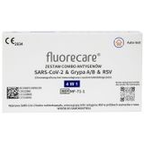 Fluorecare, zestaw do testów łączonych na obecność antygenów SARS-CoV-2, grypy A/B, RSV, Combo 4w1, 1 sztuka USZKODZONE OPAKOWANIE - miniaturka zdjęcia produktu