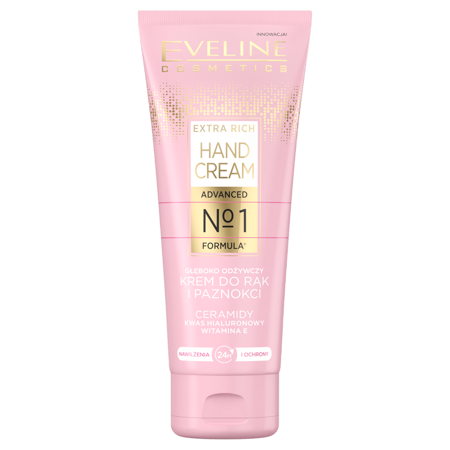 Nieznana Eveline Cosmetics Extra Rich, głęboko odżywczy krem do rąk i paznokci, 75 ml