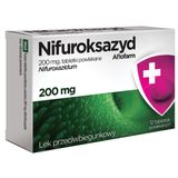 Nifuroksazyd Aflofarm 200 mg, 12 tabletek powlekanych USZKODZONE OPAKOWANIE - miniaturka zdjęcia produktu