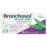 Bronchosol Maxipuren 200 mg, 30 kapsułek dojelitowych miękkich - miniaturka zdjęcia produktu