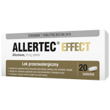 Allertec Effect 20 mg, 10 tabletek Allertec Effect 20 mg, 10 tabletek - miniaturka zdjęcia produktu