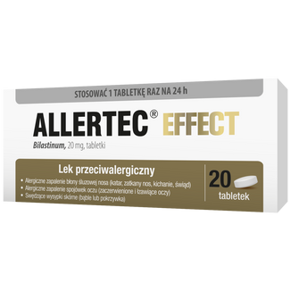 Allertec Effect 20 mg, 10 tabletek - zdjęcie produktu