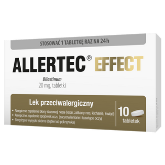 Allertec Effect 20 mg, 10 tabletek - zdjęcie produktu