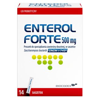 Enterol Forte 500 mg, 14 saszetek - zdjęcie produktu