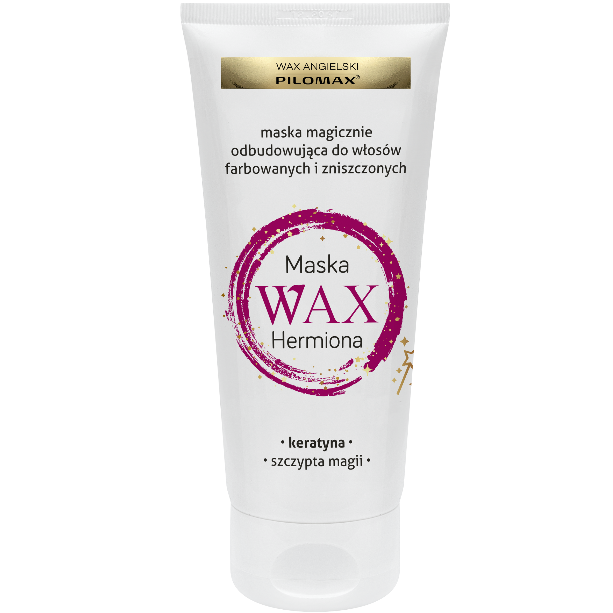 Nieznana WAX Pilomax Hermiona, maska magicznie odbudowująca do włosów farbowanych i zniszczonych, 200 ml