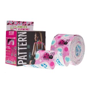 Rea Tape Pattern, taśma kinezjologiczna, biedronki, 5 cm x 5 m USZKODZONE OPAKOWANIE - zdjęcie produktu