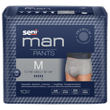 Seni Man Pants, majtki chłonne dla mężczyzn, rozmiar M, 80-110 cm, 10 sztuk - miniaturka zdjęcia produktu