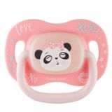 Canpol Babies, smoczek uspokajający, silikonowy, symetryczny, świecący w ciemności, Exotic Animals, panda, 0-6 miesięcy, 1 sztuka - miniaturka zdjęcia produktu