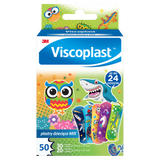 Viscoplast Plastry Dziecięce, mix, 2 rozmiary, 50 sztuk USZKODZONE OPAKOWANIE - miniaturka zdjęcia produktu