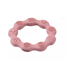 BabyOno, gryzak silikonowy, ring, różowy, od urodzenia, 1 sztuka - miniaturka  zdjęcia produktu
