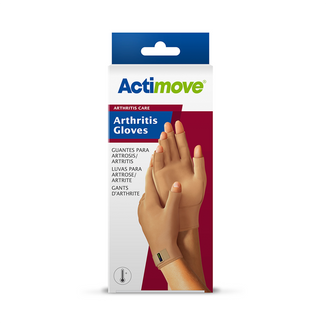 Actimove Arthritis Care Gloves, rękawiczki dla osób z zapaleniem stawów, beżowe, rozmiar S, 1 para KRÓTKA DATA - zdjęcie produktu