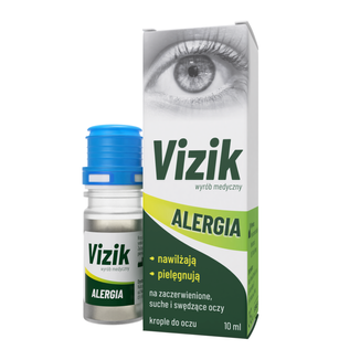 Vizik Alergia Zaczerwienione, suche i swędzące oczy, krople do oczu, 10 ml - zdjęcie produktu