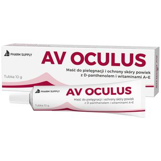 Av Oculus, maść z D-panthenolem i witaminą A + E do pielęgancji i ochrony skóry powiek, 10 g - zdjęcie produktu
