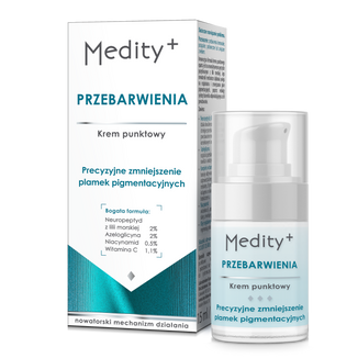 Ava Medity+ Przebarwienia, krem punktowy zmniejszający plamki pigmentacyjne, 50 ml - zdjęcie produktu