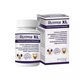 Rutiver XL, 60 kapsułek USZKODZONE OPAKOWANIE - zdjęcie produktu