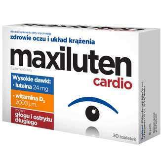 Maxiluten Cardio, 30 tabletek KRÓTKA DATA - zdjęcie produktu