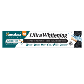 Himalaya Ultra Whitening, ziołowa pasta do zębów z naturalnym węglem, 75 ml Himalaya Ultra Whitening, ziołowa pasta do zębów z naturalnym węglem, 75 ml - zdjęcie produktu