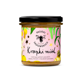 Pasieki Rodziny Sadowskich Krzepki miód, 410 g Pasieki Rodziny Sadowskich Krzepki miód, 410 g - zdjęcie produktu