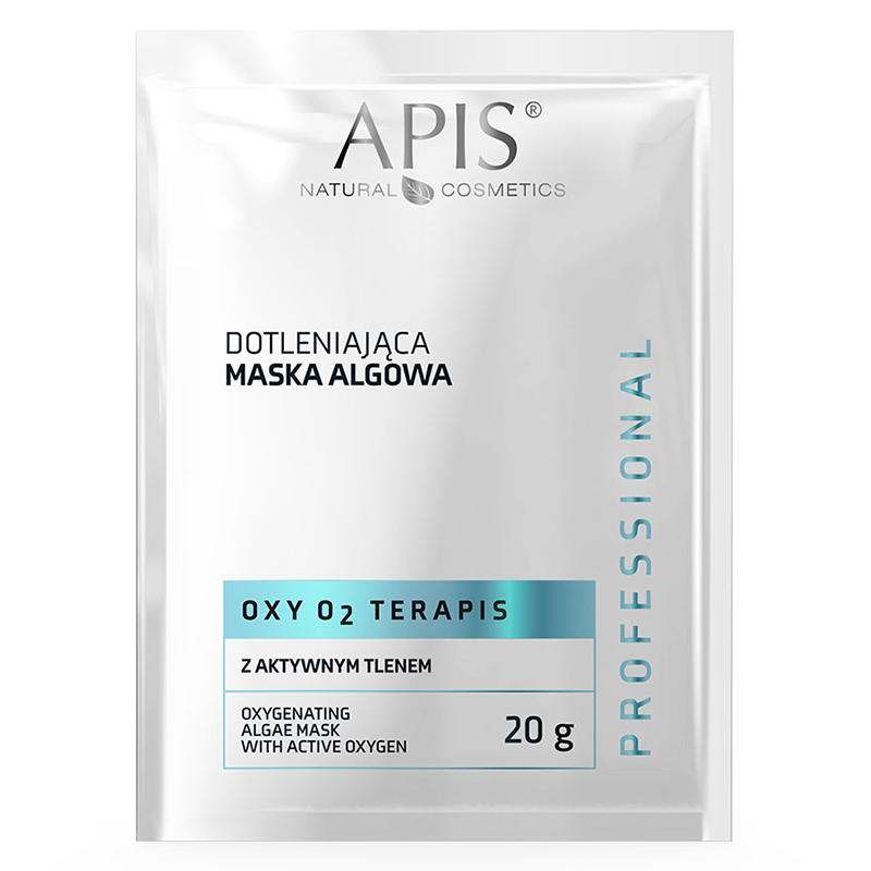 Nieznana Apis Professional OXY O2 Terapis, dotleniająca maska algowa z aktywnym tlenem, 20 g — Składniki i ocena