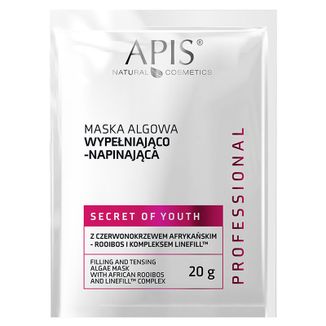 Apis Professional Secret of Youth, maska algowa wypełniająco-napinająca, 20 g - zdjęcie produktu