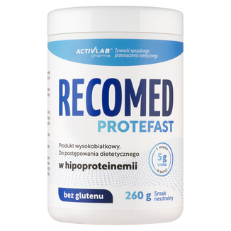 Activlab Pharma RecoMed Protefast, preparat odżywczy, smak neutralny, 260 g - zdjęcie produktu