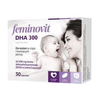 Feminovit DHA 300, 30 kapsułek KRÓTKA DATA - zdjęcie produktu