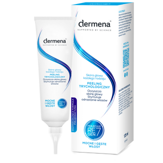 Dermena, peeling trychologiczny, skóra głowy każdego rodzaju, 125 ml USZKODZONE OPAKOWANIE - zdjęcie produktu