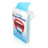 PaperMints, listki na świeży oddech, bez cukru, smak miętowy, 24 sztuki - miniaturka zdjęcia produktu