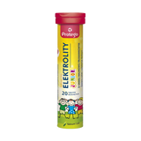 Protego Elektrolity Junior, smak malinowo-truskawkowy, 20 tabletek musujących KRÓTKA DATA - miniaturka zdjęcia produktu