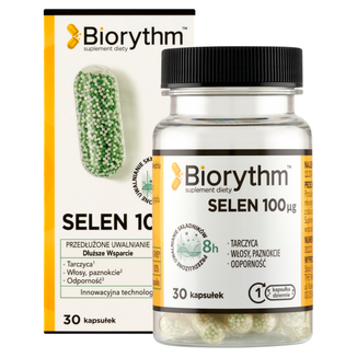 Biorythm Selen 100 µg, 30 kapsułek - zdjęcie produktu
