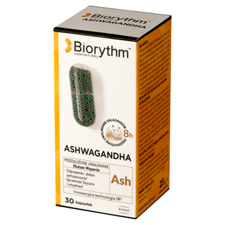 Biorythm Ashwagandha, 30 kapsułek - zdjęcie produktu